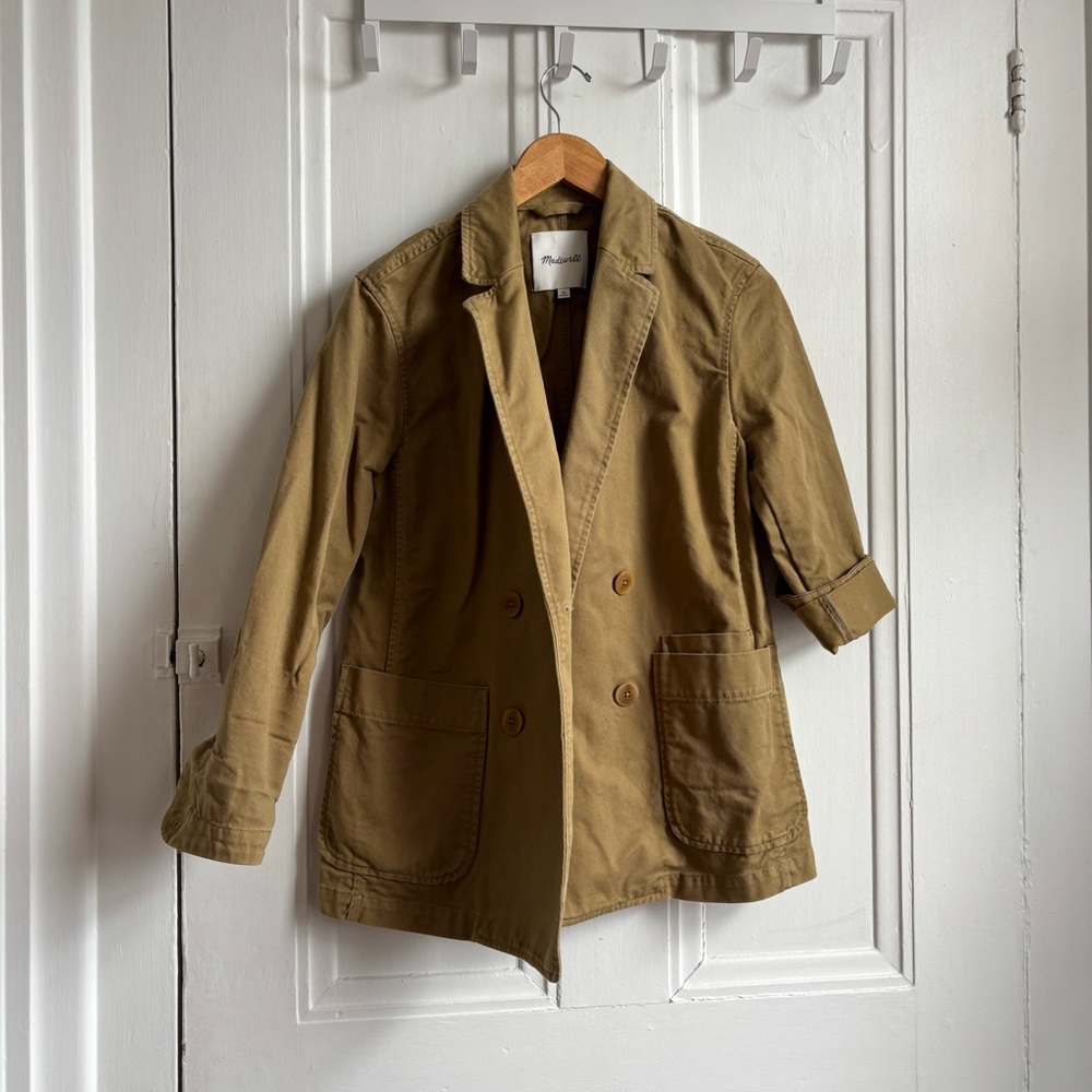 Madewell Tan Casual Jacket XS Blazer